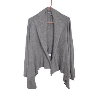 Banana republic luxury cashmere blend Gray shawl open cardigan Size‎ XS/S